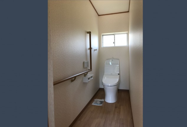 暖かくケアのしやすいトイレに